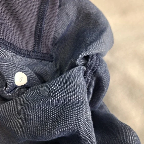 Lululemon Post Power Crop Pants Cadet Blue Size 6 Tencel W6C48S Yoga Active - Picture 7 of 11